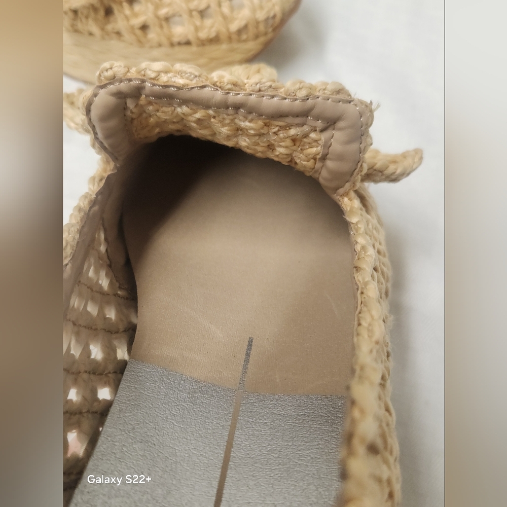 Dolce Vita Jaka Raffia Platform Espadrilles Loafers 9.5.   #Z18 - Picture 12 of 12